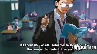 Колледж, который превращает отчисленных в ведра со спермой - английские субтитры - порно видео