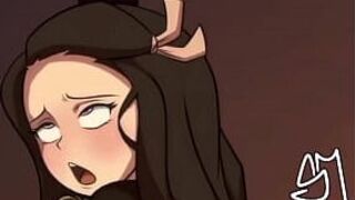 Танджиро толпится в Незуко - порно видео