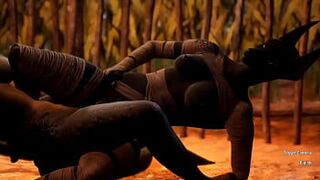 Пушистый шакал, ножничный пушистый дракон - порно видео